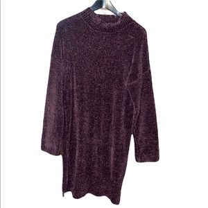Purple Sweater Dress